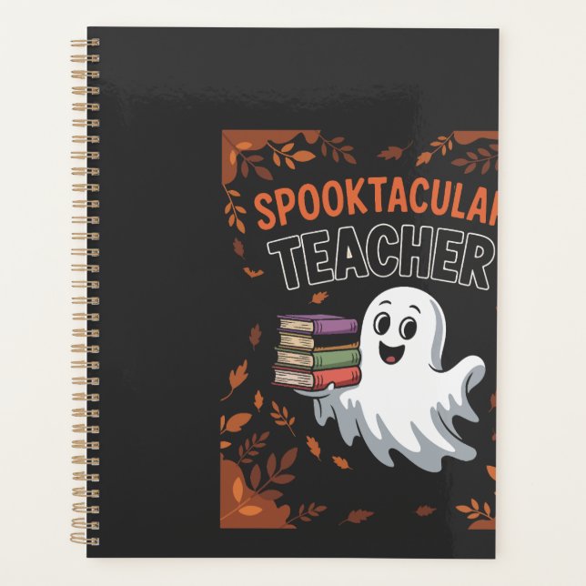 Agenda Camiseta de Halloween para professores Espetacular (Frente)