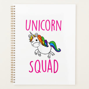Agenda Camiseta Divertida Unicórnio Esquadrão Unicórnio F
