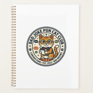 Agenda Camiseta Gráfica de Gato Piada de Pai - Piada de P