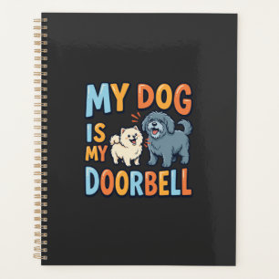 Agenda Campainha de Porta de Cachorro Engraçada Amante de