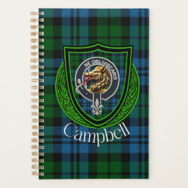 Agenda Campbell Scottish Clan Tartan & Crest