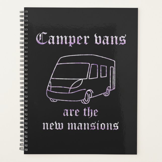 Agenda Camper Vans New Mansions Purple Irid. Std. (Frente)