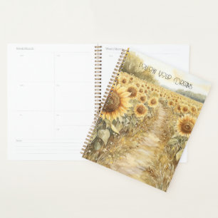 Agenda Campo de Girassóis Amarelos
