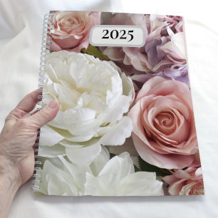Agenda Camponeses bonito e Rosas de Ano Falso