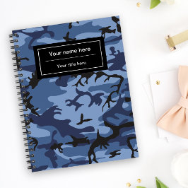 Agenda Camuflagem Azul marinho, Militar, Exército