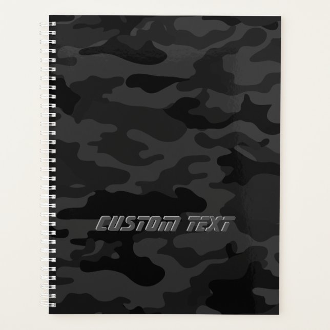 Agenda Camuflagem Negra (Frente)