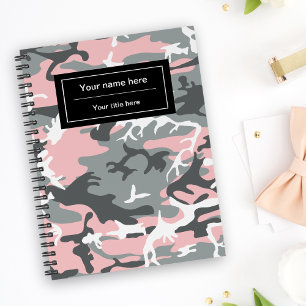 Agenda Camuflagem rosa e Cinza, Militar, Exército