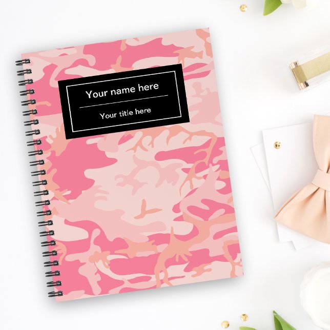 Agenda Camuflagem Rosa, Militar, Exército (Criador carregado)