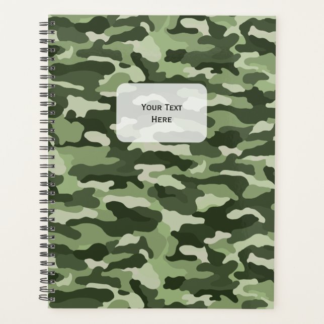 Agenda Camuflagem Verde (Frente)