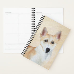 Agenda Canaan Dog Painting - Arte de Cachorro Original