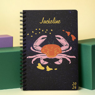 Agenda Cancer Zodiodócópio Estrelas Espaciais Pessoais