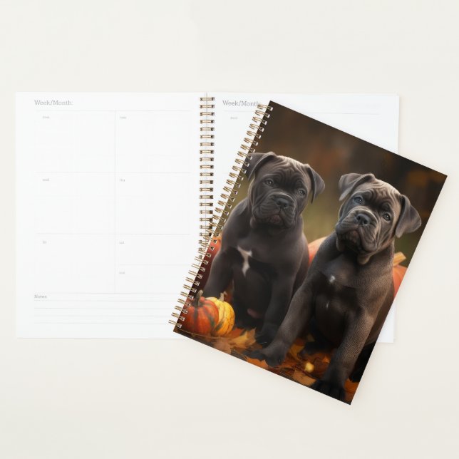 Agenda Cane Corso Puppy Autumn Delight Pumpkin (Exibição)