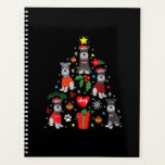 Agenda Canteiro de Árvore de Natal Engraçado Cão-de-Pé En<br><div class="desc">Canteiro de Árvore de Natal Engraçado Cão-de-Pé Engraçado</div>