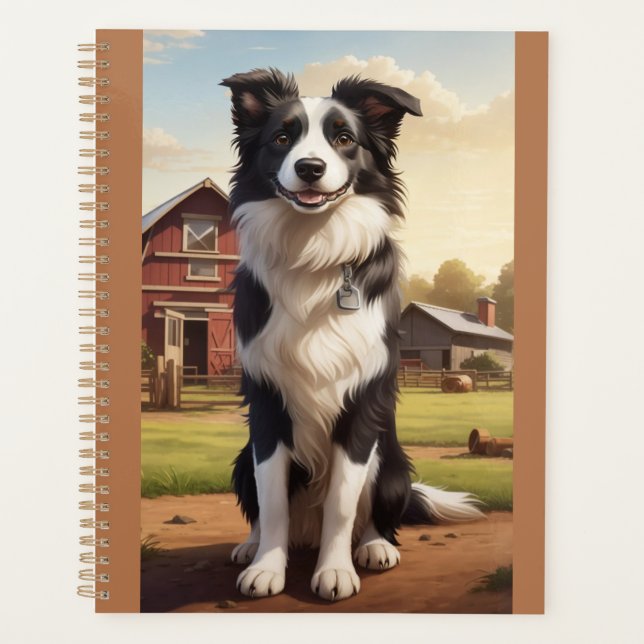 Agenda Cão Border Collie (Frente)