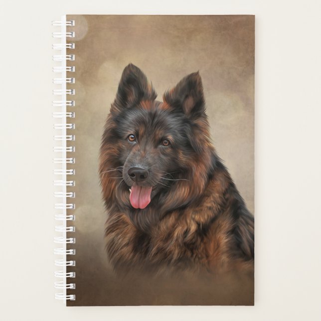 Agenda cão german shepherd (Frente)