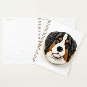 Agenda Cão Montanhês Bernês Inspirado em 3D