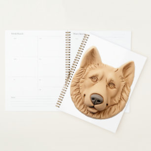 Agenda Cão Pastor Belga Inspirado em 3D