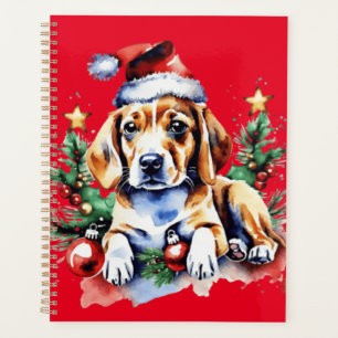 Agenda Cãozinho bonitinho de Natal