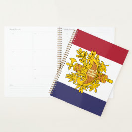 Agenda capa de telefone com bandeira da França