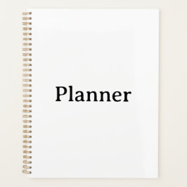 Agenda Capa dura padrão 8,5" x 11" , espiral dourada