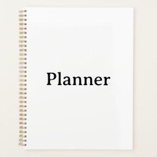 Agenda Capa dura padrão 8,5" x 11" , espiral dourada