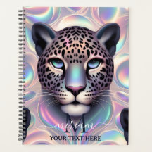 Capa Macia Monograma com Estampa de Leopardo Opala