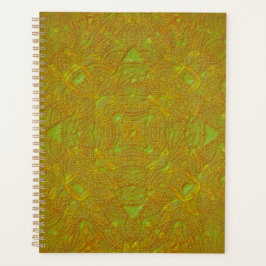Agenda Capa Mandala Citrino Damasco