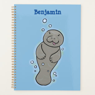 Agenda Capateiro bonito com ilustração de bolhas