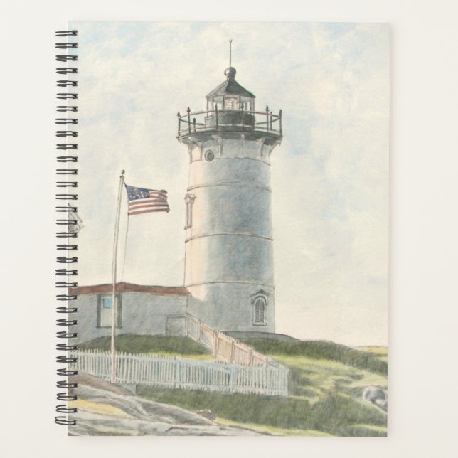 Agenda Cape Neddick Lighthouse Watercolor (Frente)