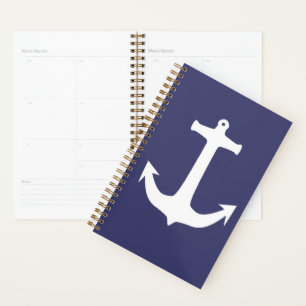 Agenda Capitão Anchor Sea Ocean Navegação