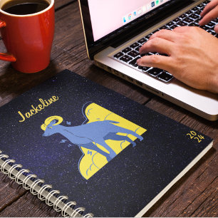 Agenda Capricorn Zodiac l Galáxia Moderna Calendário do S
