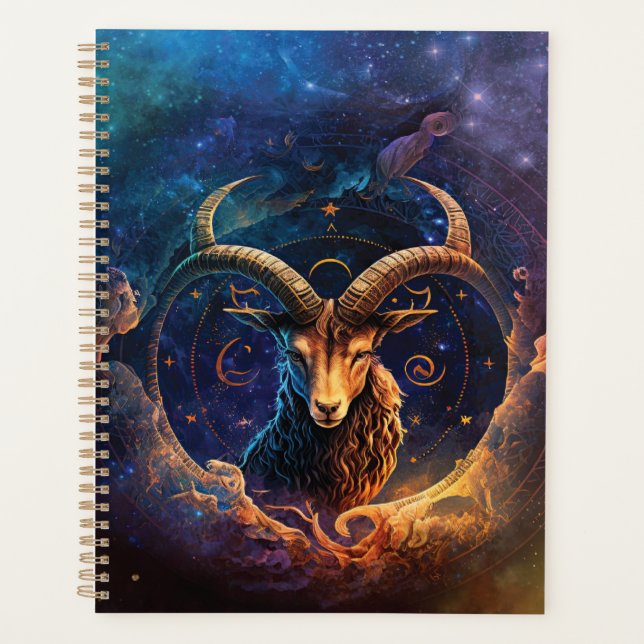 Agenda Capricórnio - Sinal Zodiac - Design (Frente)
