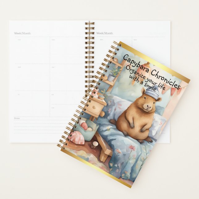 Agenda Capybara Chronicles: Organize Your Life with a Smi (Exibição)