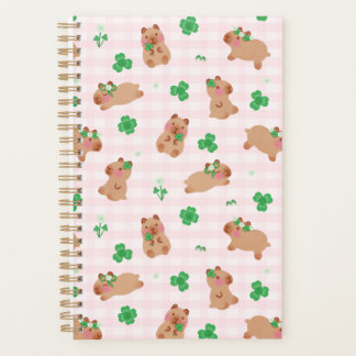 Agenda Capybara Clover Pink