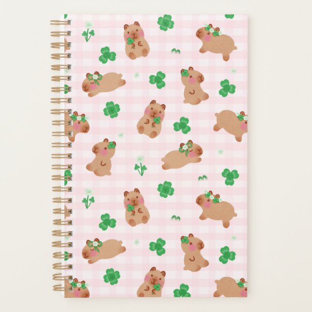 Agenda Capybara Clover Pink (Frente)