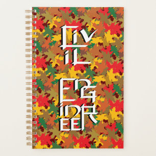 Agenda Caractere Branco da Engenheiro Civil