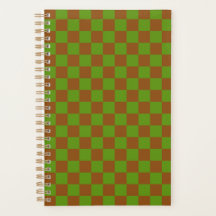 Caramel apple checkered board pattern