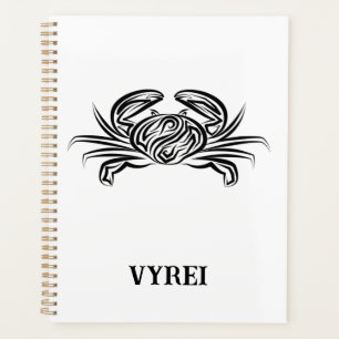 Agenda Caranguejo Tribal Negro e Branco
