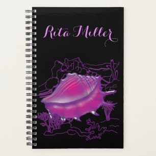 Agenda Carapaça do mar rosa