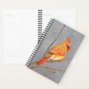 Agenda Cardeal para pintura de galho - Arte original de p