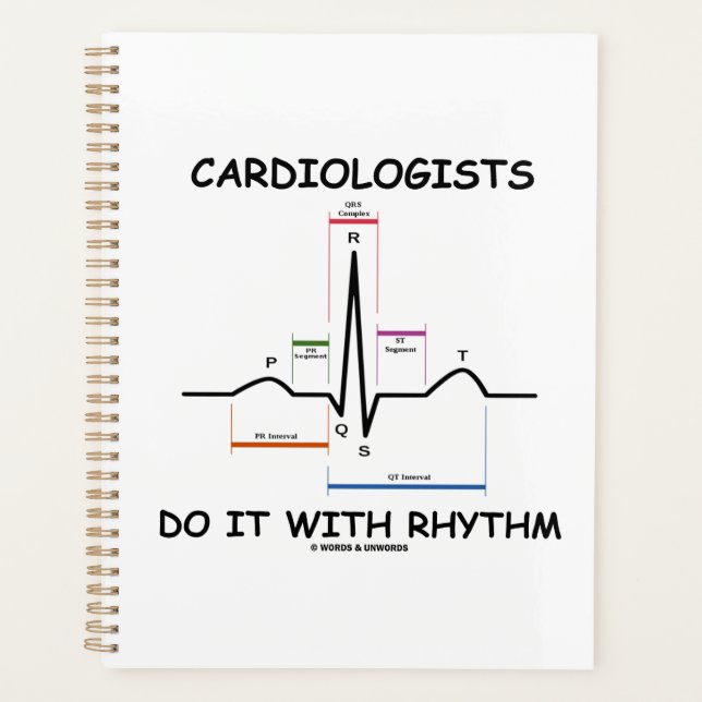 Agenda Cardiologistas Fazem-No Com Ritmo EKG Ritmo Sinusa (Frente)