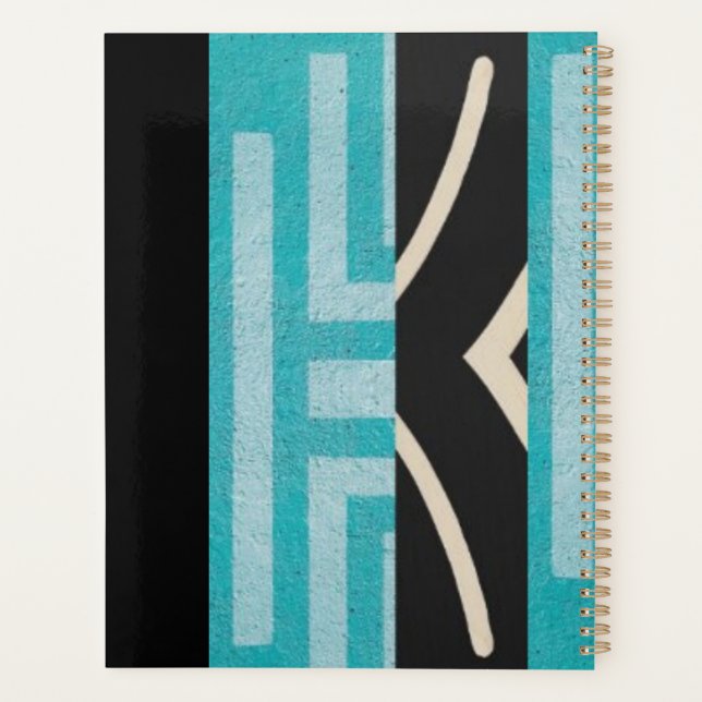 Agenda Caribe africano de luxo sofisticado (Verso)