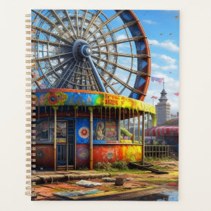 Agenda Carnaval Abandonado Roda Gigante Arte de IA