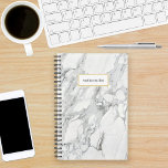 Agenda Carrara Marble Personalizada<br><div class="desc">Personalize com seu nome ou título de negócios.</div>