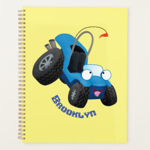 Agenda Carrinho de dunas fofo desenho animado veículo for