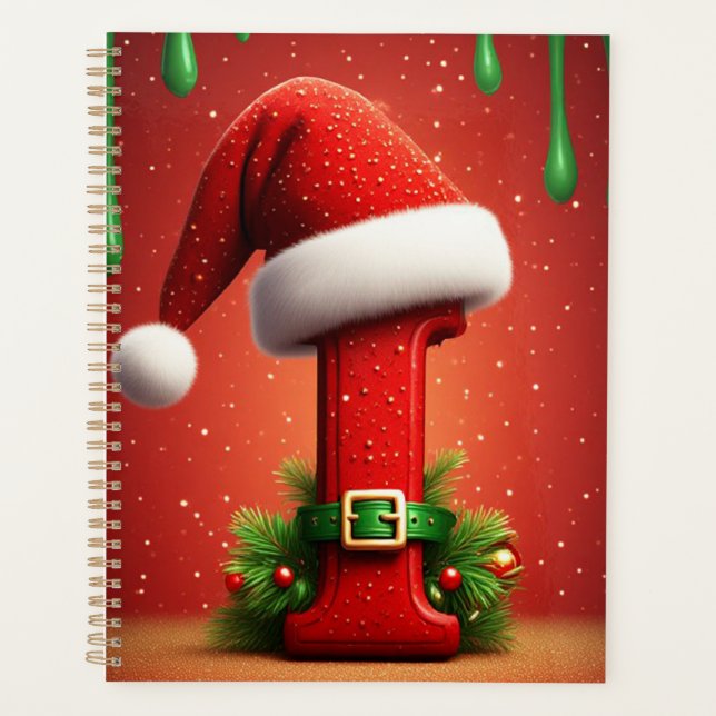 Agenda Carta de Natal I Com Estilo de Enfeite de Natal 🎄 (Frente)