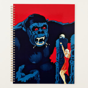 Agenda Cartaz de filme do icônico Rei Macaco gigante, Kin