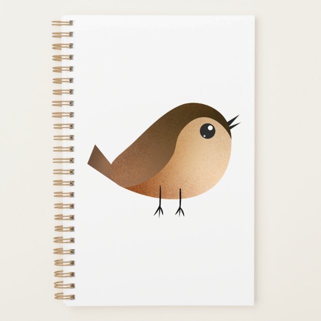 Agenda Cartografia de Pássaro Sparrow (Frente)