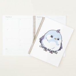 Agenda Cartoon de Aves Cute Kawaii Chubby - Pastel Adoráv