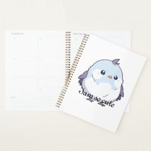 Agenda Cartoon de Aves Cute Kawaii Chubby - Pastel Adoráv